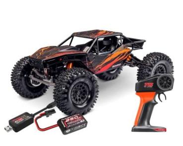 TRAXXAS TXC-4M EXTREME CRAWLER 1/18 RTR ORANGE BRUSHLESS, MIT 3S AKKU UND LADEGERÄT
